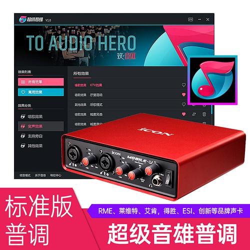 聚龙高新(INGPING) 【标准版】超级音雄声卡普调（维护三个月）